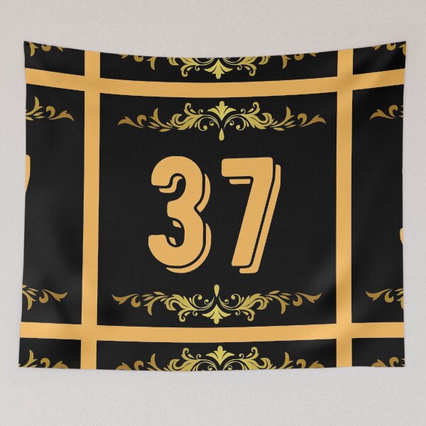 Item preview, Number 37 designed and sold by HappinessWorld.