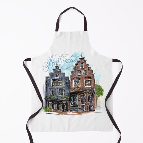 Item preview, Amsterdam. The cute buildings. designed and sold by BananiLettering.