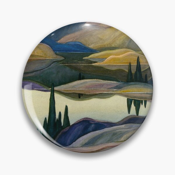 Item preview, Canadian Landscape Franklin Carmichael Art Nouveau Post-Impressionism Mirror Lake  designed and sold by Ejaaz.