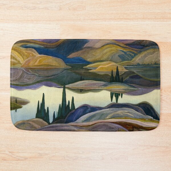 Item preview, Canadian Landscape Franklin Carmichael Art Nouveau Post-Impressionism Mirror Lake  designed and sold by Ejaaz.
