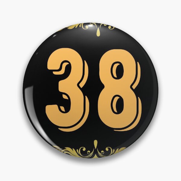 Item preview, Number 38 designed and sold by HappinessWorld.