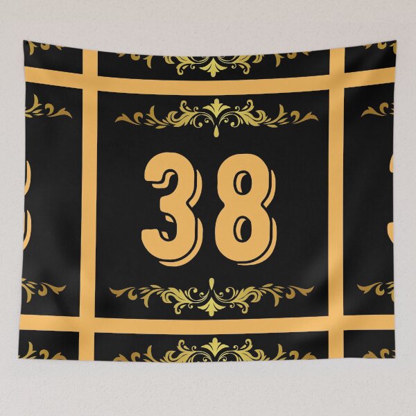 Item preview, Number 38 designed and sold by HappinessWorld.