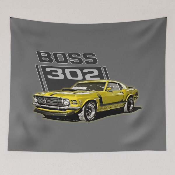 Item preview, Boss 302 Mustang '70 yellow designed and sold by CoolCarVideos.