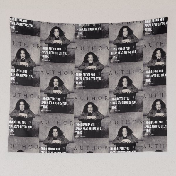 Item preview, Fran Lebowitz Think before you speak Read before you think quote designed and sold by lexynlee.