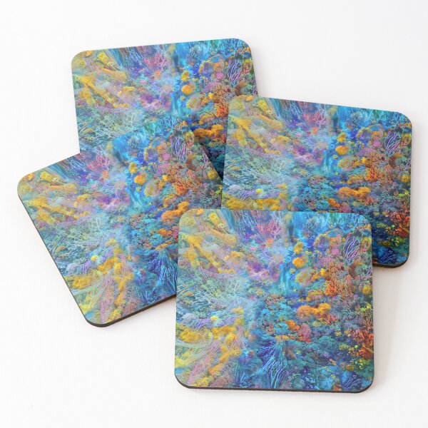 Item preview, Deepdream marine floral fractalize space abstraction designed and sold by blackhalt.
