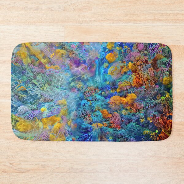 Item preview, Deepdream marine floral fractalize space abstraction designed and sold by blackhalt.