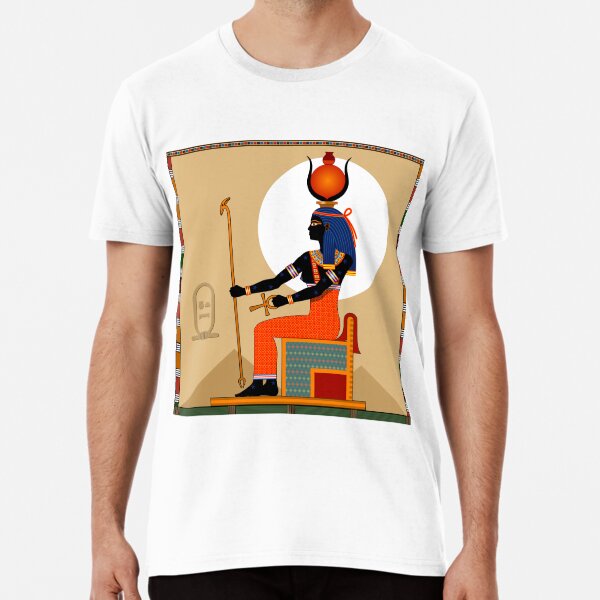 Religion of Ancient Egypt. Goddess Nut. Premium T-Shirt