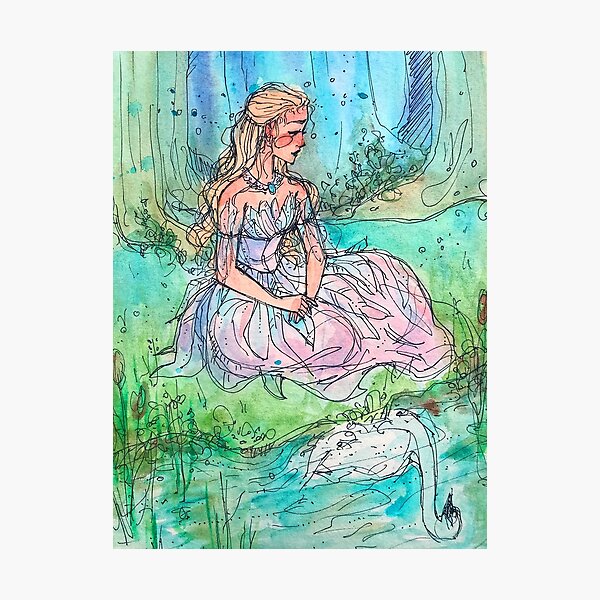 Barbie Swan Lake Photographic Print