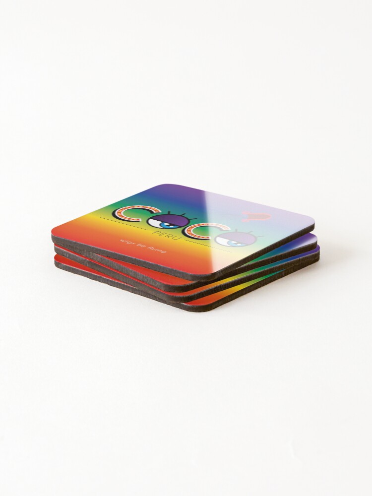 Thumbnail 4 of 5, Coasters (Set of 4), Coco pride edition designed and sold by Raul-Raziel.