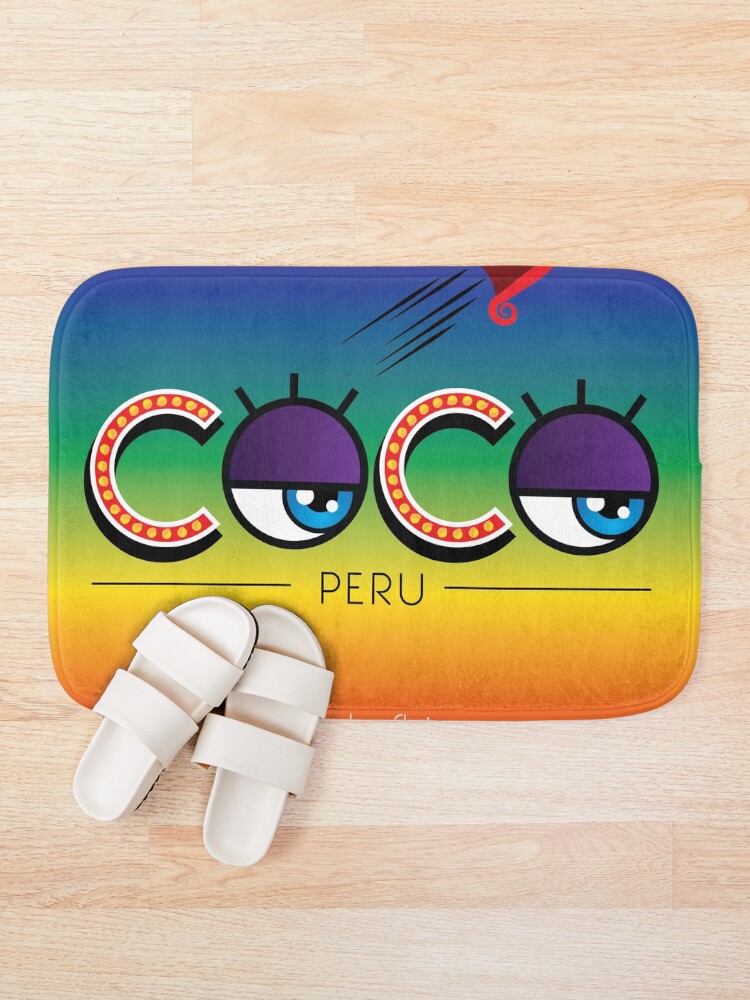 Thumbnail 1 of 6, Bath Mat, Coco pride edition designed and sold by Raul-Raziel.