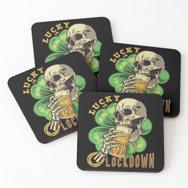 Item preview, Lucky in Lockdown St Patricks Day Funny Beer designed and sold by OmmeDesigns.