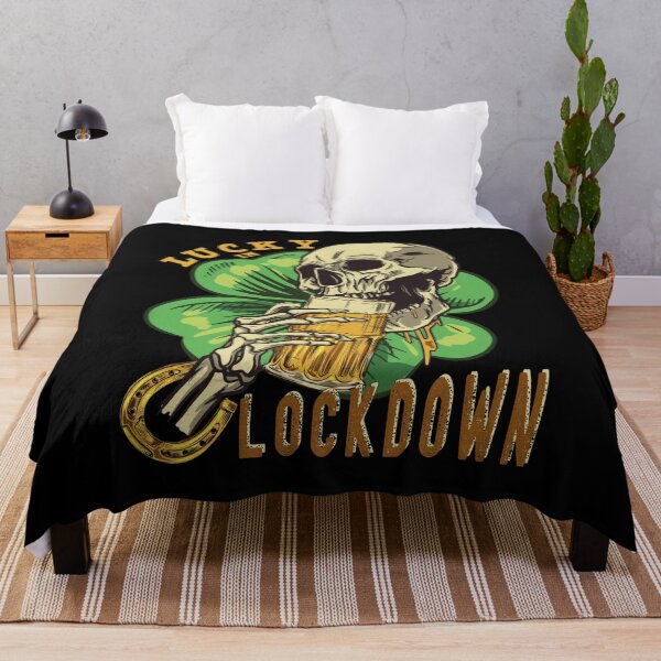 Item preview, Lucky in Lockdown St Patricks Day Funny Beer designed and sold by OmmeDesigns.
