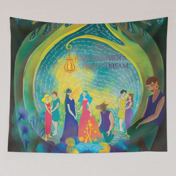 Item preview, A Midsummer's Night Dream Literary Art designed and sold by litrafabris.