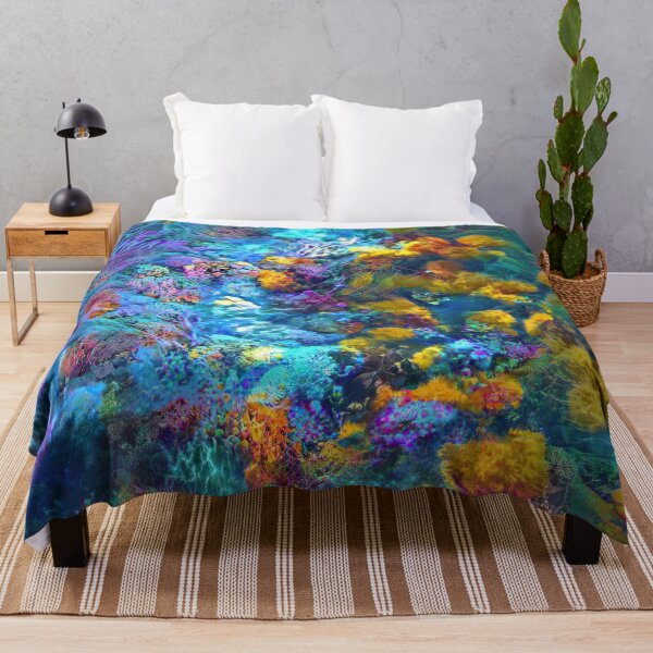 Item preview, Deepdream marine floral fractalize space abstraction designed and sold by blackhalt.