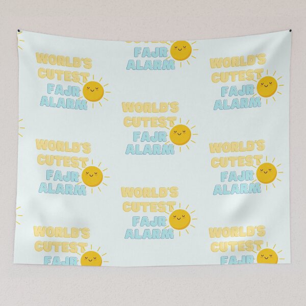 Item preview, World's Cutest Fajr Alarm - Muslim Baby Toddler Prayer Reminder designed and sold by AnNisaArt.