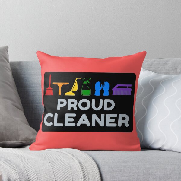 Item preview, Proud Cleaner Retro Cleaning Equipment Housekeeping Lady Gift Humor designed and sold by SavvyCleaner.