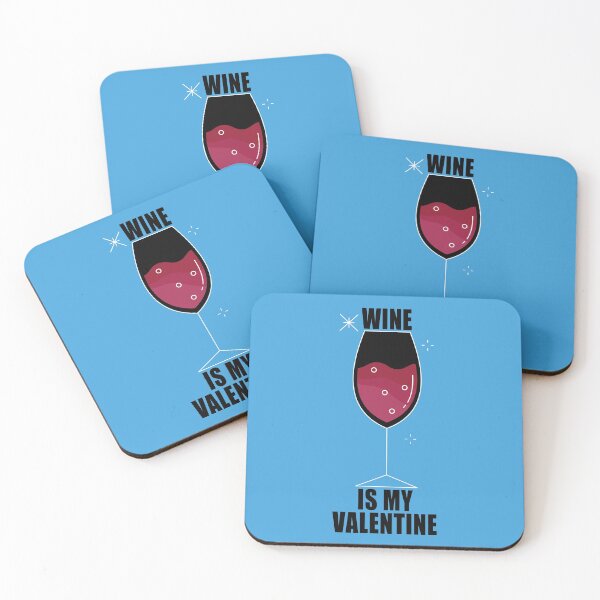 Item preview, Wine Is My Valentine designed and sold by kayodeDesign.