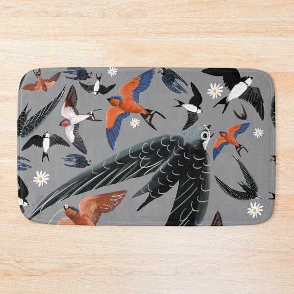 Item preview, Swallows and swift pattern Ultimate grey version designed and sold by belettelepink.