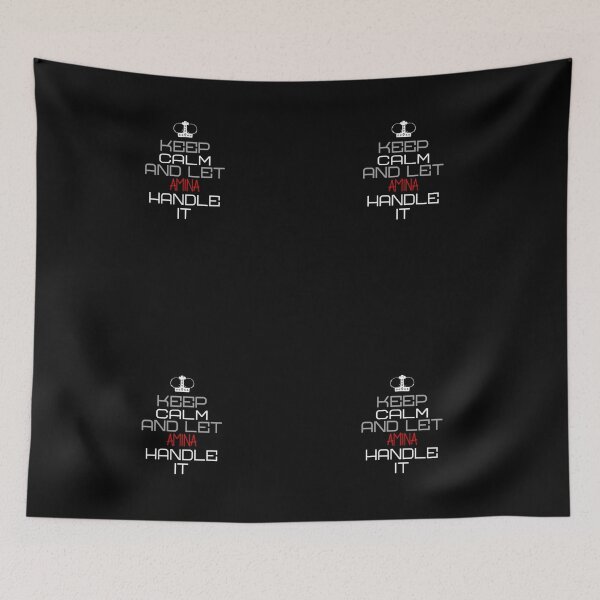 Item preview, Keep Calm And Let Amina Handle It designed and sold by IcyTees.