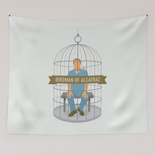Item preview, Birdman of Alcatraz - Alternative Movie Poster designed and sold by MoviePosterBoy.