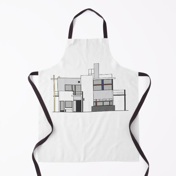 Item preview, Mordern mid-century architecture - Rietveld Schröder house illustration designed and sold by artsyvectors.