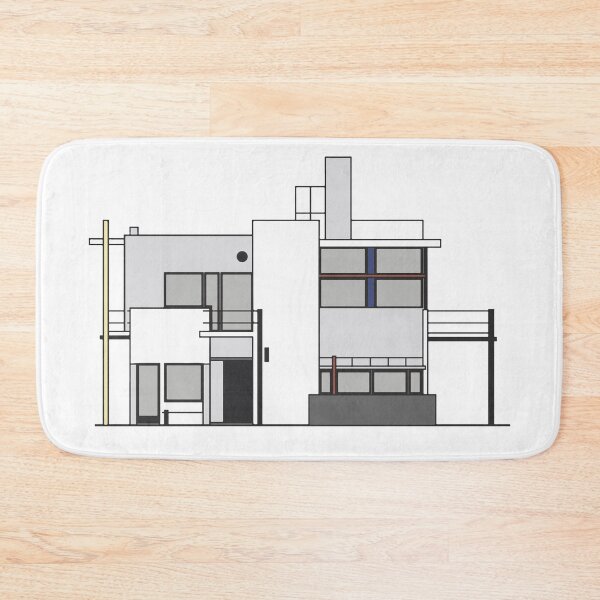 Item preview, Mordern mid-century architecture - Rietveld Schröder house illustration designed and sold by artsyvectors.