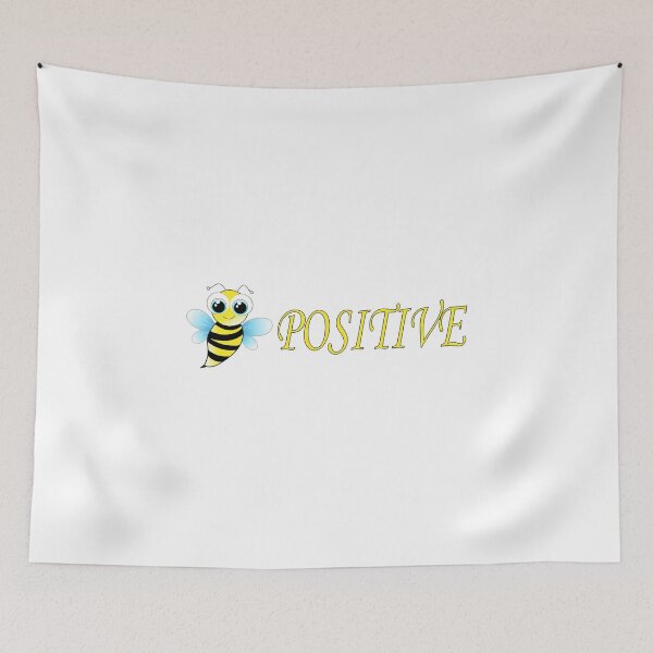 Item preview, Bee Positive Essential Sticker designed and sold by Love2MakeArt.