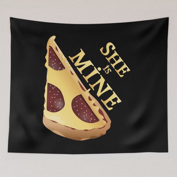 Item preview, Pizza is my valentine, Hot Pizza, She is mine designed and sold by Rima Amin.