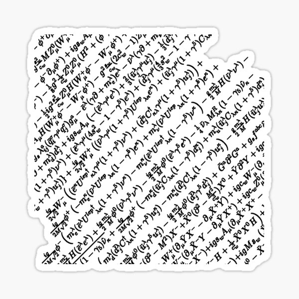 Item preview, one of these very long equations that somehow exist out there designed and sold by NoetherSym.