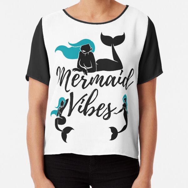 Mermaid Vibes Chiffon Top