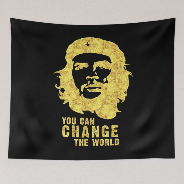 Item preview, Che Guevara Portrait THE REBEL You Can CHANGE The WORLD Quote designed and sold by Naumovski.