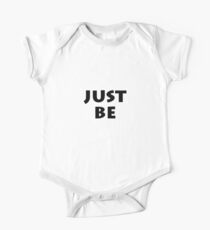 Just Be (black - white) One Piece - Short Sleeve
