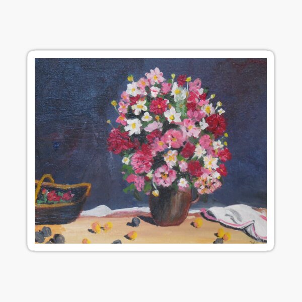 Item preview,  spring flowers en plein  (Tuscany) designed and sold by mayerarts.