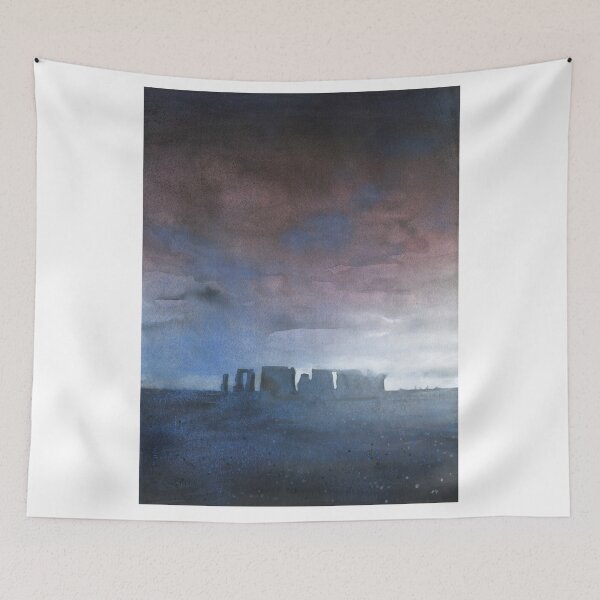 Item preview, Stonehenge artwork fine art painting designed and sold by rfoxphoto.