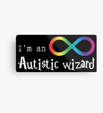 Autistic Wizard Metal Print