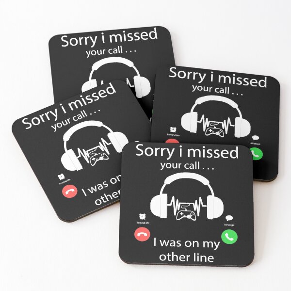 Item preview, Funny Humor Gaming Lover Headset Sorry i missed your call i was on my other line designed and sold by WhiteTears.