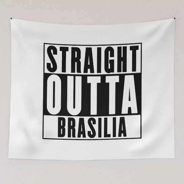 Item preview, Straight Outta Brasilia designed and sold by RandomStuffShop.
