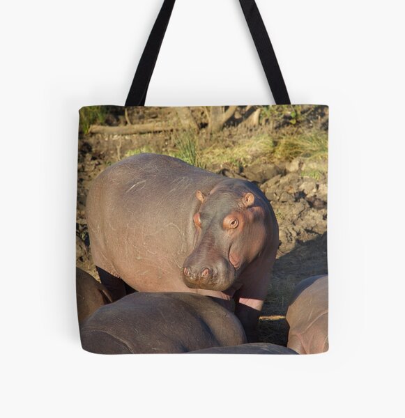 Hungry Hippos All Over Print Tote Bag