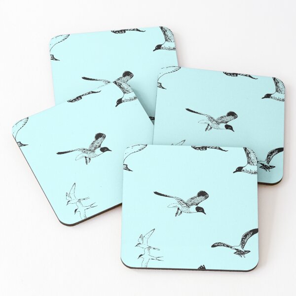 Item preview, Blue seagull beach ocean pattern designed and sold by TheWaterBirds.