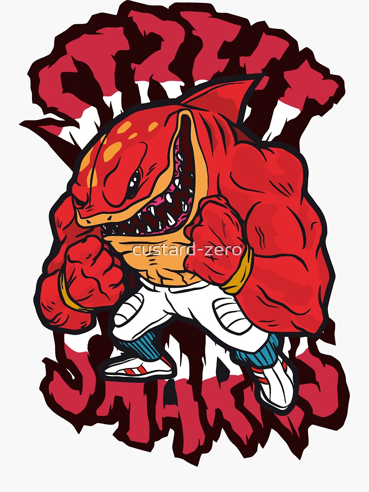 &quot;Street Sharks&quot; Sticker by custard-zero | Redbubble