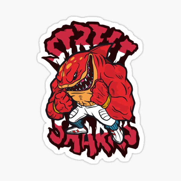 Street Sharks Stickers Redbubble - roblox streets decals