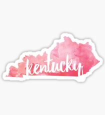 Kentucky - Rosa Aquarell Sticker