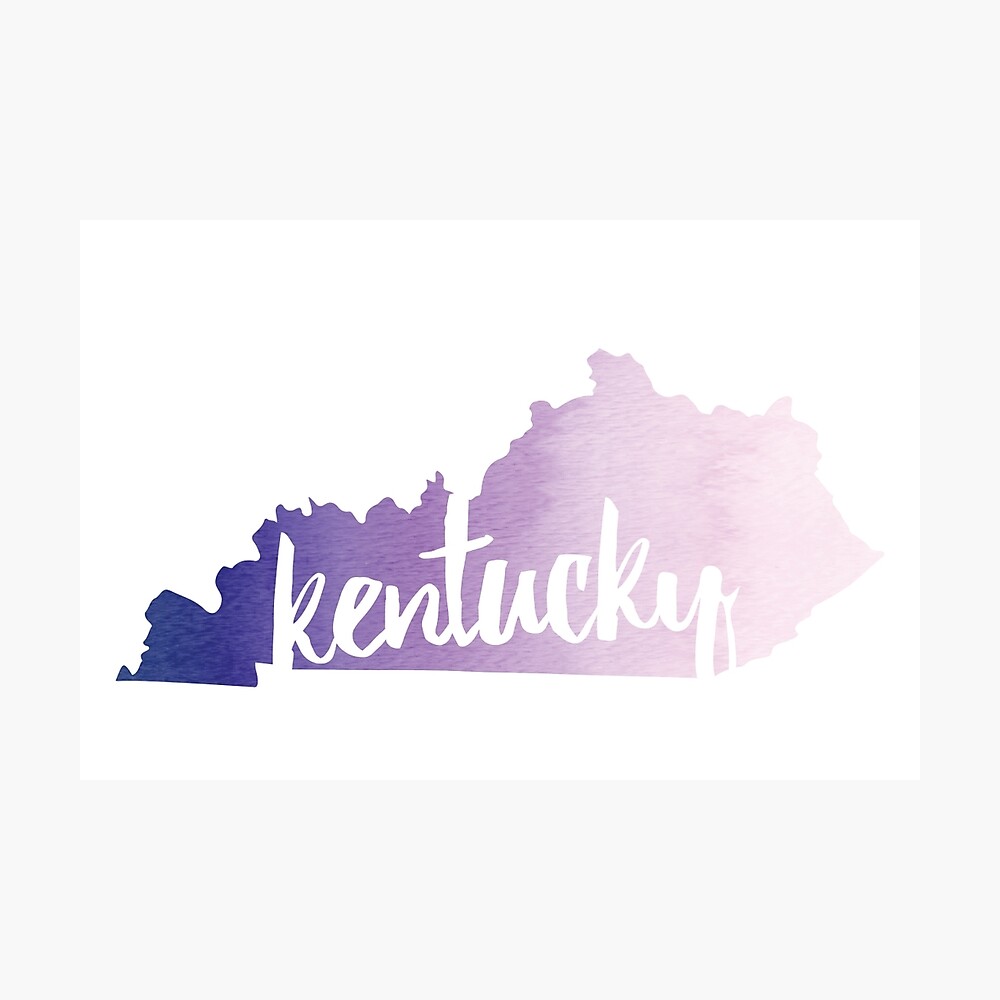 Louisville, Kentucky - blue watercolor Sticker for Sale by gracehertlein