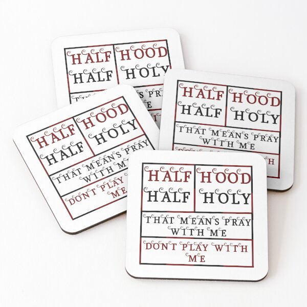 Artikelvorschau, Half Hood Half Holy Beten Sie mit mir, spielen Sie nicht mit mir entworfen und verkauft von Rami Khalifah.