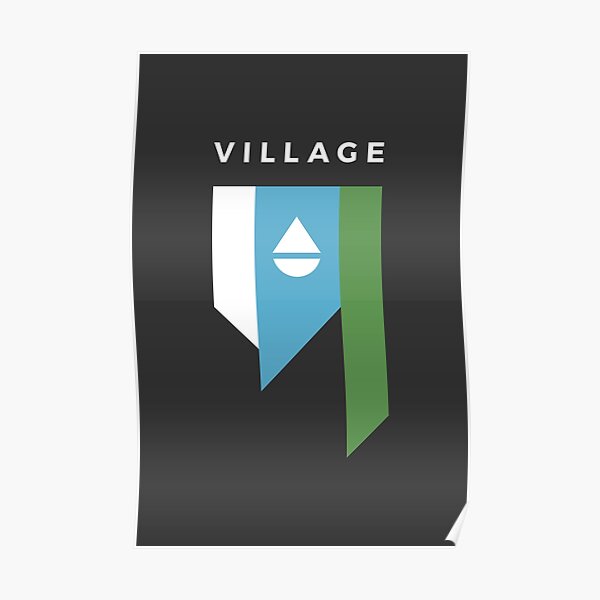 "Bay Village Ohio Tapered Flag" Poster by marekmutch Redbubble