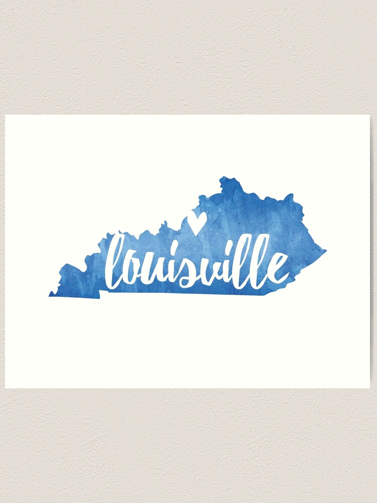 Louisville Themed Watercolor Print