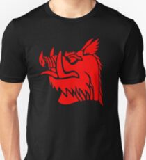 Camiseta unisex Jabalí negro