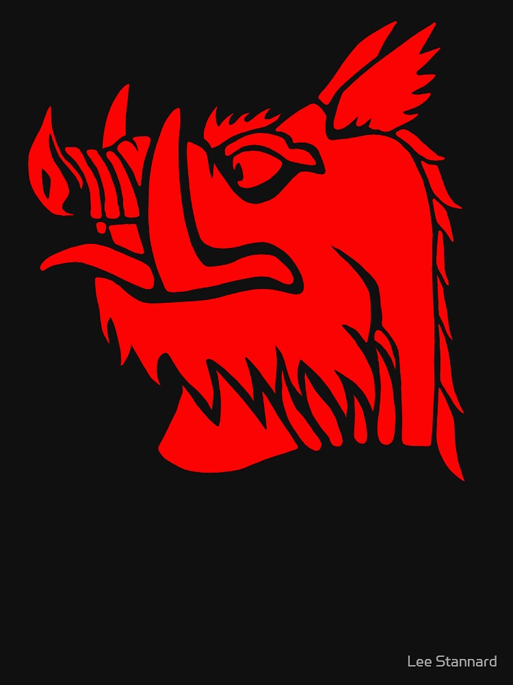 Crimson boar astd. Boar logo.