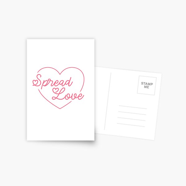 Spread Love Postcard
