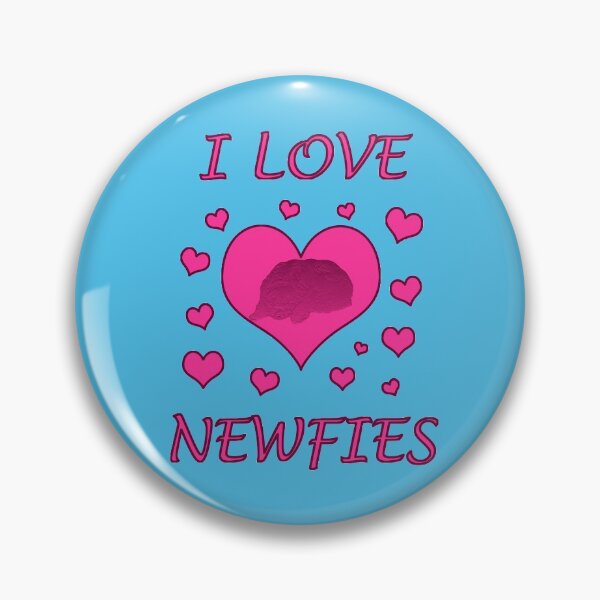 Item preview, Newfoundland dog heart love pink designed and sold by Moonyflower.